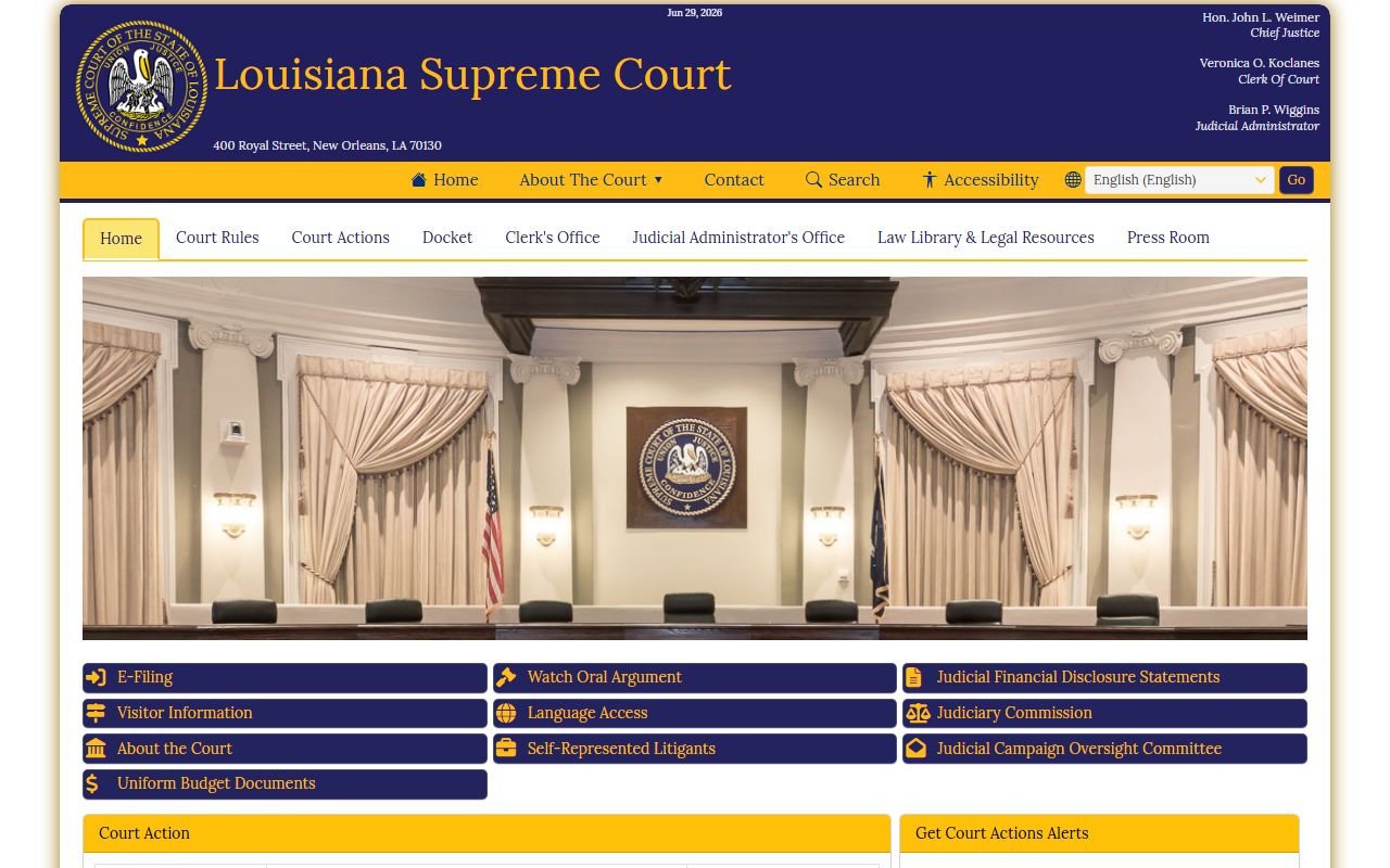 Jackson Parish court records Louisiana judiciary resource